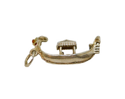 Sterling Silver Gondola With Lantern Charm Pendant Vintage c1970s