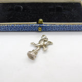 Sterling Silver Eros the Archer Statue Charm Pendant Vintage c1970