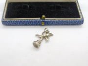Sterling Silver Eros the Archer Statue Charm Pendant Vintage c1970