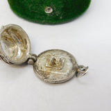 Sterling Silver Opening Wedding Cake Charm Pendant Vintage c1970