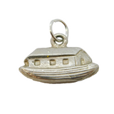 Sterling Silver Noah's Arc Charm Pendant Vintage c1970s