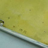 Art Deco Sterling Silver & Enamel Japanese Erotic Scene Cigarette Case Antique