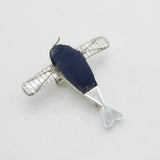 George V Sterling Silver Novelty Monoplane Pin Cushion Antique 1912 Birmingham
