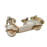 Sterling Silver Vespa Motorbike Charm Pendant Vintage c1970