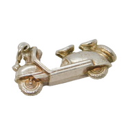 Sterling Silver Vespa Motorbike Charm Pendant Vintage c1970