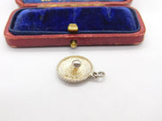 Sterling Silver Little Sombrero Charm Pendant Vintage c1970