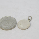Sterling Silver St Christopher Travel Charm Pendant Vintage c1970