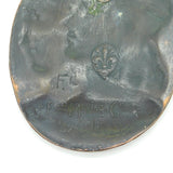 19th Century Italian Pair of Florence Cast Bronze Plaques Antique c1880s