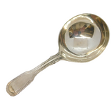 George III Sterling Silver Lined Pattern Tea Caddy Spoon Antique 1813 London