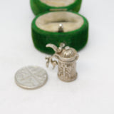 Sterling Silver Beer Stein Tankard Charm Pendant Vintage c1970