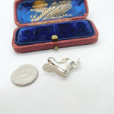 Sterling Silver Old Boot Charm Pendant Vintage c1970