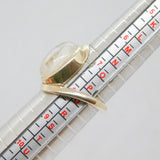 Sterling Silver Moonstone Cabochon Curvy Studio Style Ring Vintage c1970 Size P