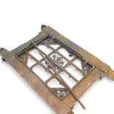 19th Century Austro-Hungarian Bronze & Cabochion Set Picture Frame Antique