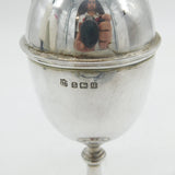 Sterling Silver 'IHS' Communion Cup & Cover Antique 1915 Birmingham