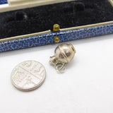 Sterling Silver Jersey Can Flask Charm Pendant Vintage c1970