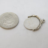Sterling Silver Sunny Jersey Spinner Cryptic Charm Pendant Vintage c1970s