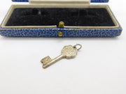 Sterling Silver 21st Birthday Key Charm Pendant Vintage c1970