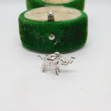 Sterling Silver Good Luck Elephant Charm Pendant Vintage c1970