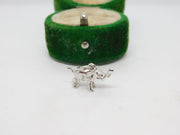 Sterling Silver Good Luck Elephant Charm Pendant Vintage c1970