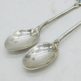 Sterling Silver & Enamel 'RMS Atlantis' Souvenir Spoons Antique 1913