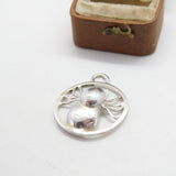 Scottish Sterling Silver Spider Charm or Pendant Vintage 1998 Edinburgh