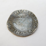Elizabeth I Hammered Silver Shilling Coin Antique 1560-61 'Cross Crosslet'