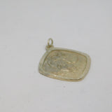 Sterling Silver St Christopher Travel Charm Pendant Vintage c1970