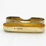 Art Deco Sterling Silver Gilt Cheroot Holder Case Antique 1919 Birmingham