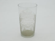 Victorian Etched Glass 'Mountain Dew' Leith Whisky Tumbler Antique c1880