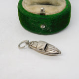 Sterling Silver Opening Speed Boat Charm Pendant Vintage c1970