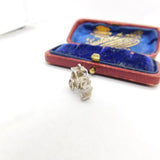 Sterling Silver Steam Engine Charm Pendant Vintage c1970