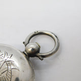 Edwardian Sterling Silver Monogram Sovereign Case Antique 1904 Birmingham