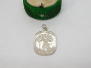 Sterling Silver St Christopher Travel Charm Pendant Vintage c1970