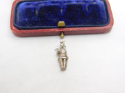Sterling Silver Standing Soldier Charm Pendant Vintage c1970