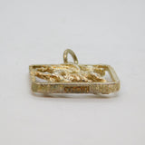 Sterling Silver Framed Dragon Form Pendant Vintage c1970s