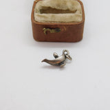 Sterling Silver Oil Lamp Charm Pendant Vintage c1970