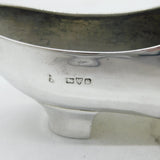 Victorian Sterling Silver Dutch Clog Shoe Trinket Pot Antique 1900 Chester