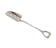 Sterling Silver Shovel Spade Novelty Salt Spoon Vintage c1970s