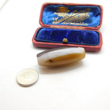 Spare Natural Resin Cylindrical Bead Charm Pendant Vintage c1970
