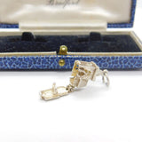 Sterling Silver Openable Church on Wedding Day Charm Pendant Vintage c1970