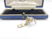 Sterling Silver Openable Church on Wedding Day Charm Pendant Vintage c1970