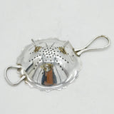 20th Century EPNS Silver Plated Tea Strainer on Legs Antique c1930s