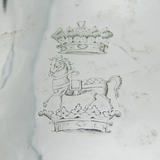 George III Sterling Silver Viscount Templeton Crest Hot Water Jug Antique London