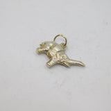 Sterling Silver Elephant Charm Pendant Vintage c1970