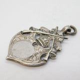 Art Deco Sterling Silver Shooting Sporting Fob Medal Antique 1916 Birmingham