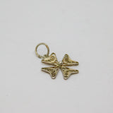 Sterling Silver Filigree Maltese Cross Charm Pendant Vintage c1970s