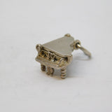Sterling Silver Grand Piano Charm Pendant Vintage c1970