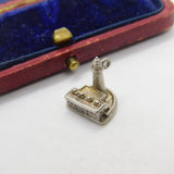 Sterling Silver Lighthouse and Buildings Charm Pendant Vintage c1970