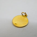 9ct Yellow Gold St Christopher Travel Charm Pendant Vintage c1970s