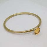 Sterling Silver Kit Heath Faceted Citrine Studio Bangle Contemporary 2010